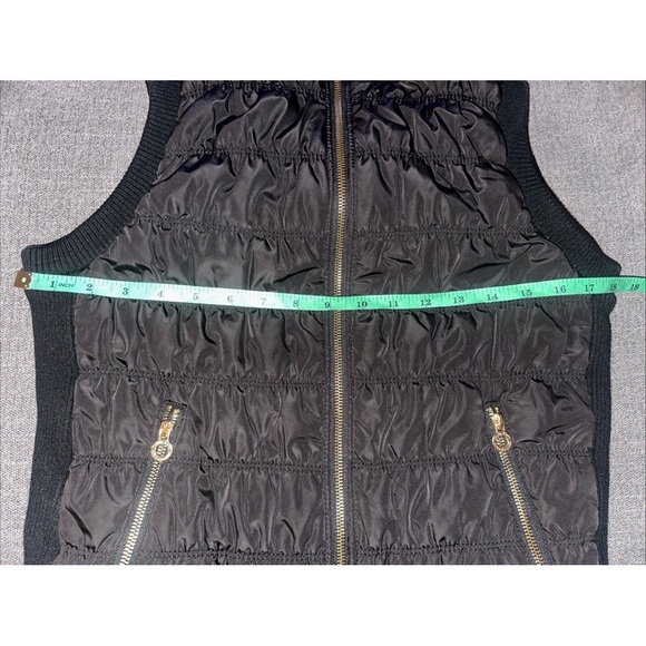 Calvin Klein Performance Womens Black Puffer Vest Size M Full Zip - Picture 10 of 10